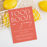 Invitation Funny Moderne Minimal Rose Aucun Jeux Fête des mar<br><div class="desc">Conçu pour coordonner avec pour la collection de Faire-part de mariage "brillantes". Pour modifier les détails, cliquez sur "Détails". Pour déplacer le texte ou modifier la taille, la police ou la couleur, cliquez sur "Modifier à l'aide de l'outil de conception". Voir le lien de collection sur cette page pour voir...</div>