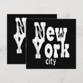 Invitation Funny New York City (Devant / Derrière)