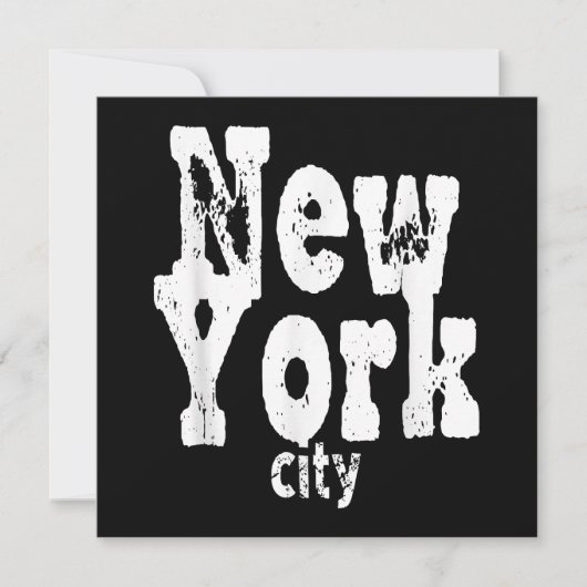 Invitation Funny New York City (Devant)