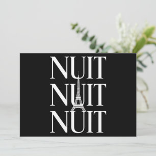 Invitation Funny Nuit