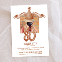 Funny Party Casquette 80e anniversaire Open House 