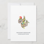 Invitation Funny Père Noël Gnomes Noël Holiday Open House (Dos)