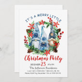 Invitation Funny Père Noël Joyeux Noël Petite fête (Devant / Derrière)