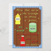 Invitation Funny Picnic Cookout Party Pun (Devant)