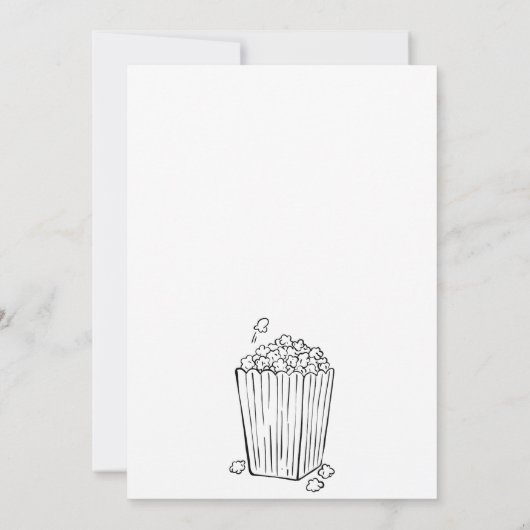 Invitation Funny Ready To Pop Popcorn Champagne Baby Shower (Dos)