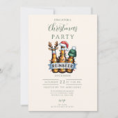 Invitation Funny Reinbeer Christmas (Devant)