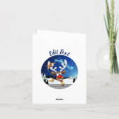 Invitation Funny Reindeer Peeking Christmas Meme  (Dos)