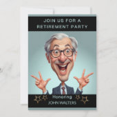 Invitation Funny Retirement Party (Devant)