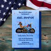Invitation Funny Retirement Party Biker