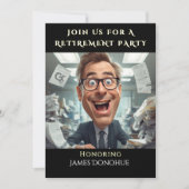 Invitation Funny Retirement Party Colleague (Devant)