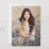 Invitation Funny Retro Voiture DRIVE BY PHOTO Graduation Part (Dos)