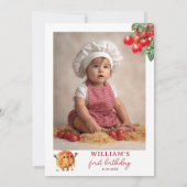 Invitation Funny Saint Cannoli petite boulette de viande 1er  (Dos)