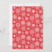 Invitation Funny Santa Claus Fête de Noël (Dos)