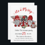 Invitation Funny Santa Claus Joyeux Noël Little Party<br><div class="desc">Amusant Père Noël Joyeux Noël Petite Invitation De Fête.</div>