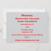 Invitation Funny Sheep Graduation (Dos)