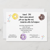 Invitation Funny Shetland Sheepdog Donuts fête d'anniversaire (Dos)