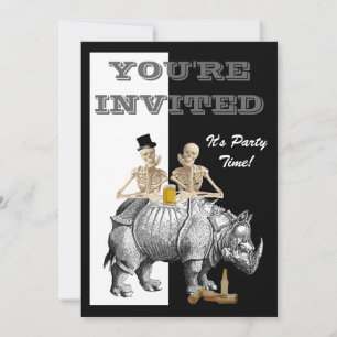 Invitation Funny Steampunk gothique