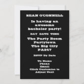 Invitation Funny Steampunk gothique parieur crâne (Dos)