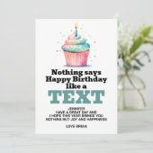 Invitation Funny Téléchargement numérique Anniversaire (Debout devant)