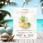 Invitation Funny Tropical Christmas Cocktail Party<br><div class="desc">Invitation à la soirée cocktail tropical avec un esprit plein d'humour. Il propose un cocktail vert avec du mistletoe et du sucre de canne et un ananas avec des ornements de noël. Tout libellé peut être modifié pour répondre à vos besoins. Design simple et propre. Toute la formulation peut être...</div>