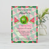 Invitation Funny Watermelon Kid's 00e anniversaire (Debout devant)