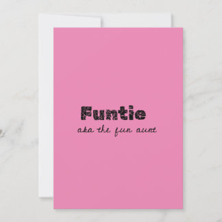 Invitation funtie alias la tante amusante