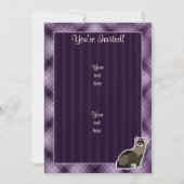 Invitation Furet pourpre (Devant)