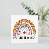 Invitation Futur enseignant, Enseignant en devenir, Enseignan (Debout devant)
