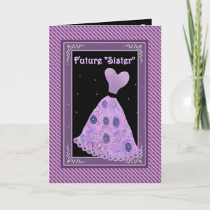Invitation Futur gendarme de droit de la Soeur - PURPLE Gown