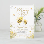 Invitation Futur Maman Abeille à Bébé Abeille Shower (Debout devant)
