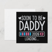 Invitation Futur Papa 2026 Chargement Annonce de Grossesse (Devant / Derrière)