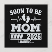 Invitation Future Maman 2026 Annonce de Grossesse en Attente (Devant)