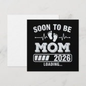 Invitation Future Maman 2026 Annonce de Grossesse en Attente (Devant / Derrière)