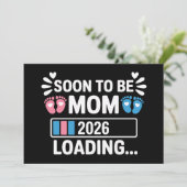 Invitation Future Maman 2026 Annonce de Grossesse en Attente (Debout devant)