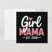 Invitation Future Maman 2026 Révélation de Grossesse Nouvelle (Devant / Derrière)