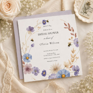 Invitation future mariée verdure élégante fête de mariage