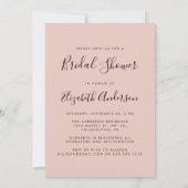Invitation future Mme Blush Pink Bridal Shower (Dos)