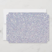 Invitation Future Mme Elegant Classic Fête des mariées Bleu (Dos)