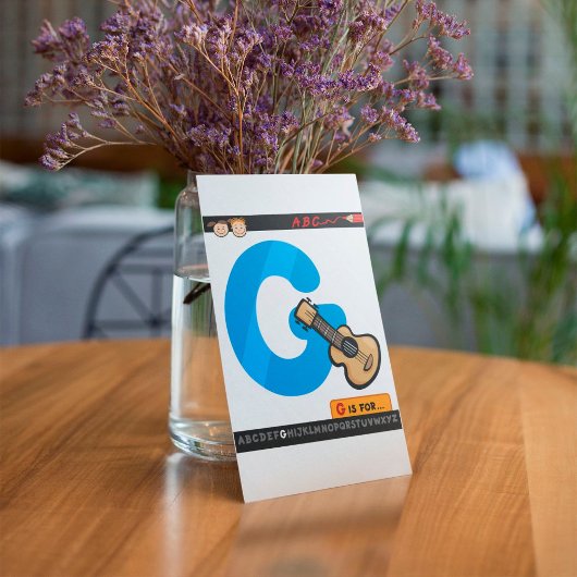 Invitation G est pour la guitare