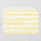 Invitation Gaffez la photo de jaune d'anniversaire de (Dos)