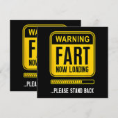 Invitation Gag drôle (Devant / Derrière)