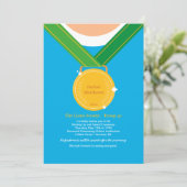 Invitation Gagnants de la médaille/invitation de cérémonie de (Debout devant)