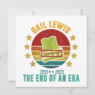 Invitation Gail Lewis, Nous vous saluons, la fin d'une ère Si