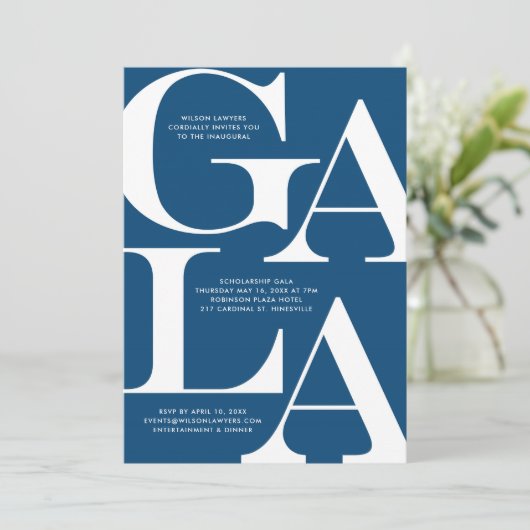 Invitation Gala (Debout devant)