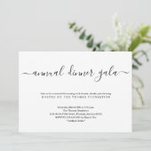 Invitation Gala annuel du dîner (Debout devant)