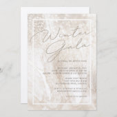 Invitation Gala Champagne d'hiver (Devant / Derrière)