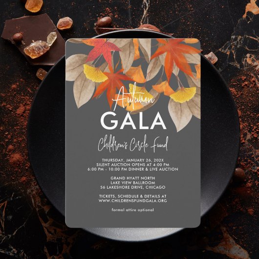Invitation Gala d'automne