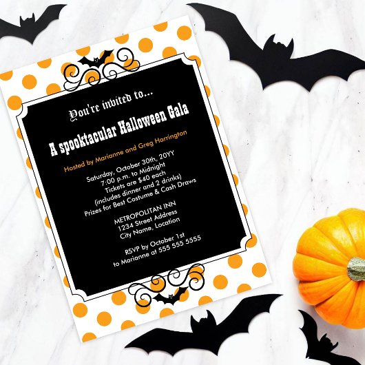Invitation Gala de Halloween