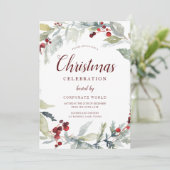 Invitation Gala de Noël de la Serie de Noël (Debout devant)