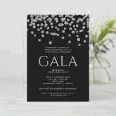 Invitation Gala d'entreprise officiel Silver Blac Parties sci (Debout devant)